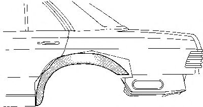 VAN WEZEL 3026448 -  Колесная ниша